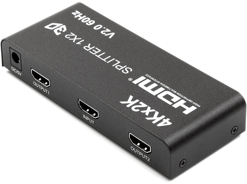 Сплиттер POWERPLANT HDMI 1x2 Black (HDSP2-V2.0) в Киеве