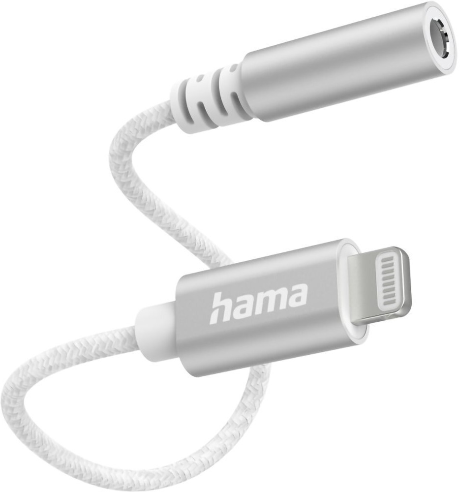 Адаптер HAMA Lightning-Jack 3.5 мм White (00201523) в Києві