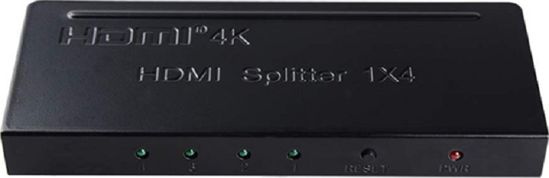 Сплитер POWERPLANT HDMI 1x4 4K (CA911509) в Киеве