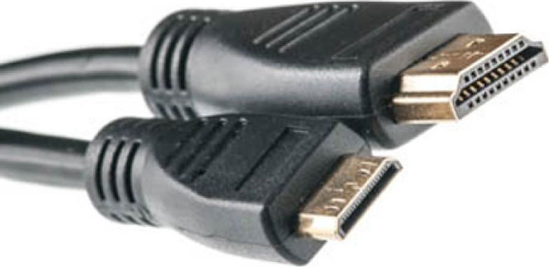 Кабель POWERPLANT mini HDMI - HDMI 5 м Black (KD00AS1246) в Києві
