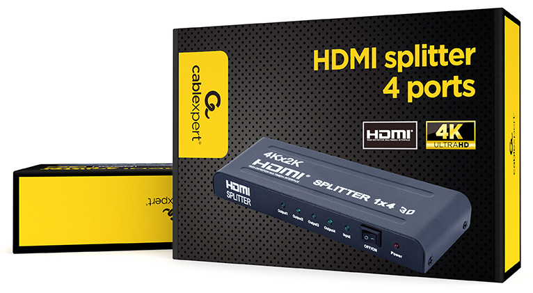 Розгалужувач CABLEXPERT HDMI (DSP-4PH4-02) · 3