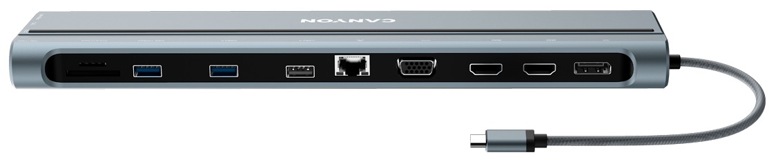 USB-xaб 14в1 CANYON DS-90 USB-C (CNS-HDS90) · 6