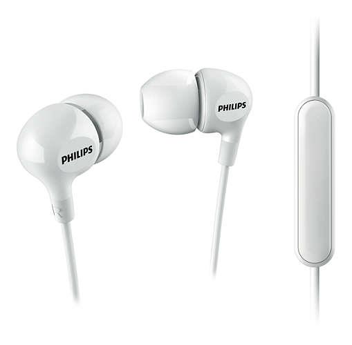 

Наушники PHILIPS SHE3555WT Mic White (SHE3555WT/00)