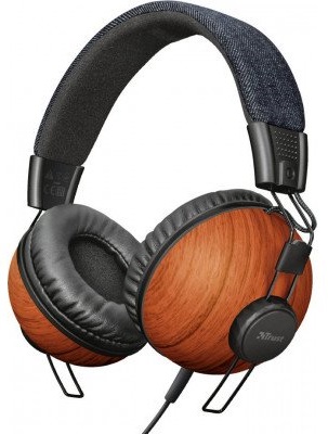 

Навушники TRUST Noma Headphones denim wood