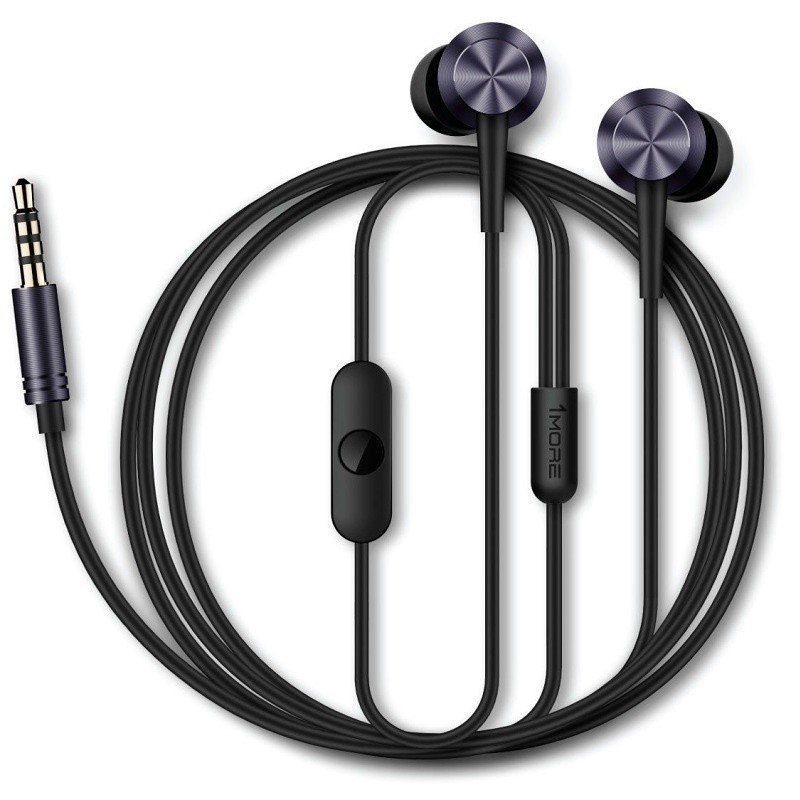 

Навушники 1MORE E1009 Piston Fit Mic Black/Grey (E1009-GRAY)