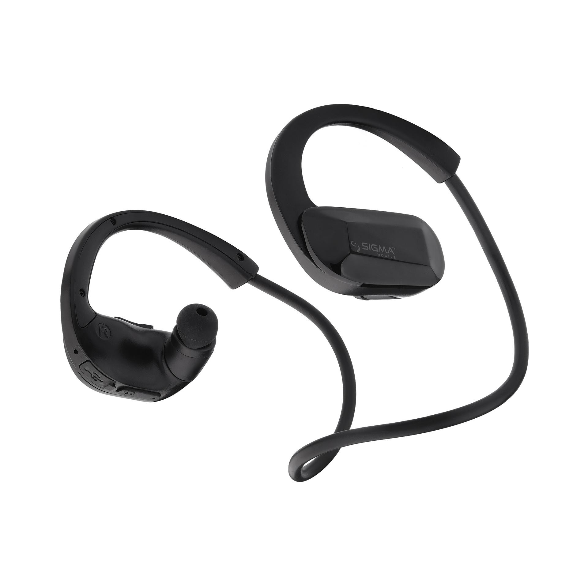

Bluetooth-гарнитура SIGMA Stereo X-MUSIC H21 "RAIN" Black
