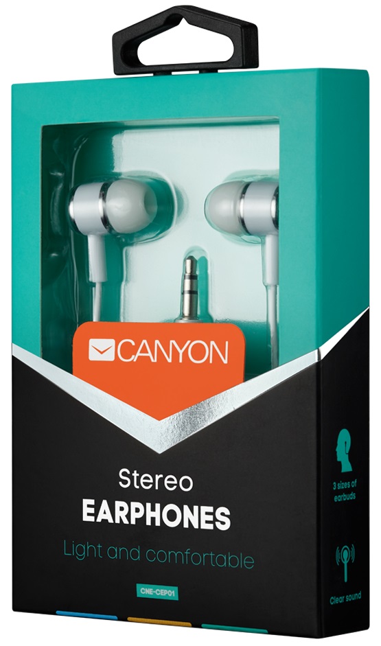 Навушники CANYON EPM-01 White (CNE-CEPM01W) · 3