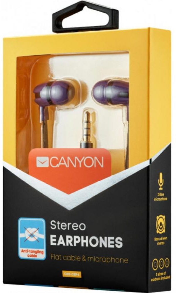 Навушники CANYON SEP-4 Violet (CNS-CEP4P) · 3