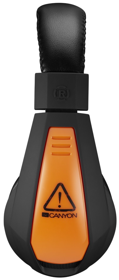 Гарнітура ігрова CANYON GH-1A Star Raider Black/Orange (CND-SGHS1A) · 2