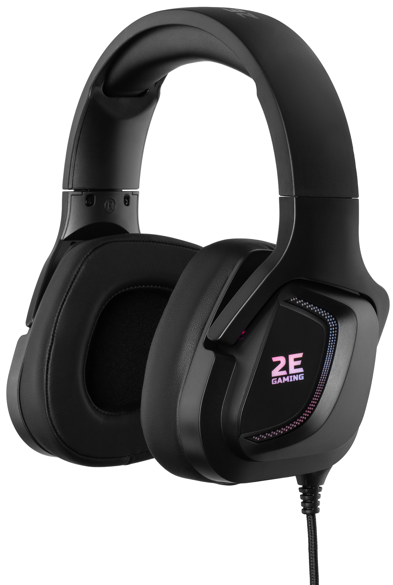 Ігрова гарнітура 2E GAMING HG340 RGB USB 7.1 Black (2E-HG340BK-7.1) · 3