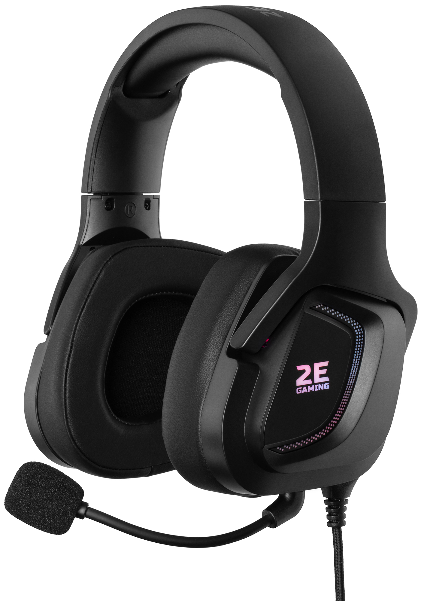 Ігрова гарнітура 2E GAMING HG340 RGB USB 7.1 Black (2E-HG340BK-7.1) · 5