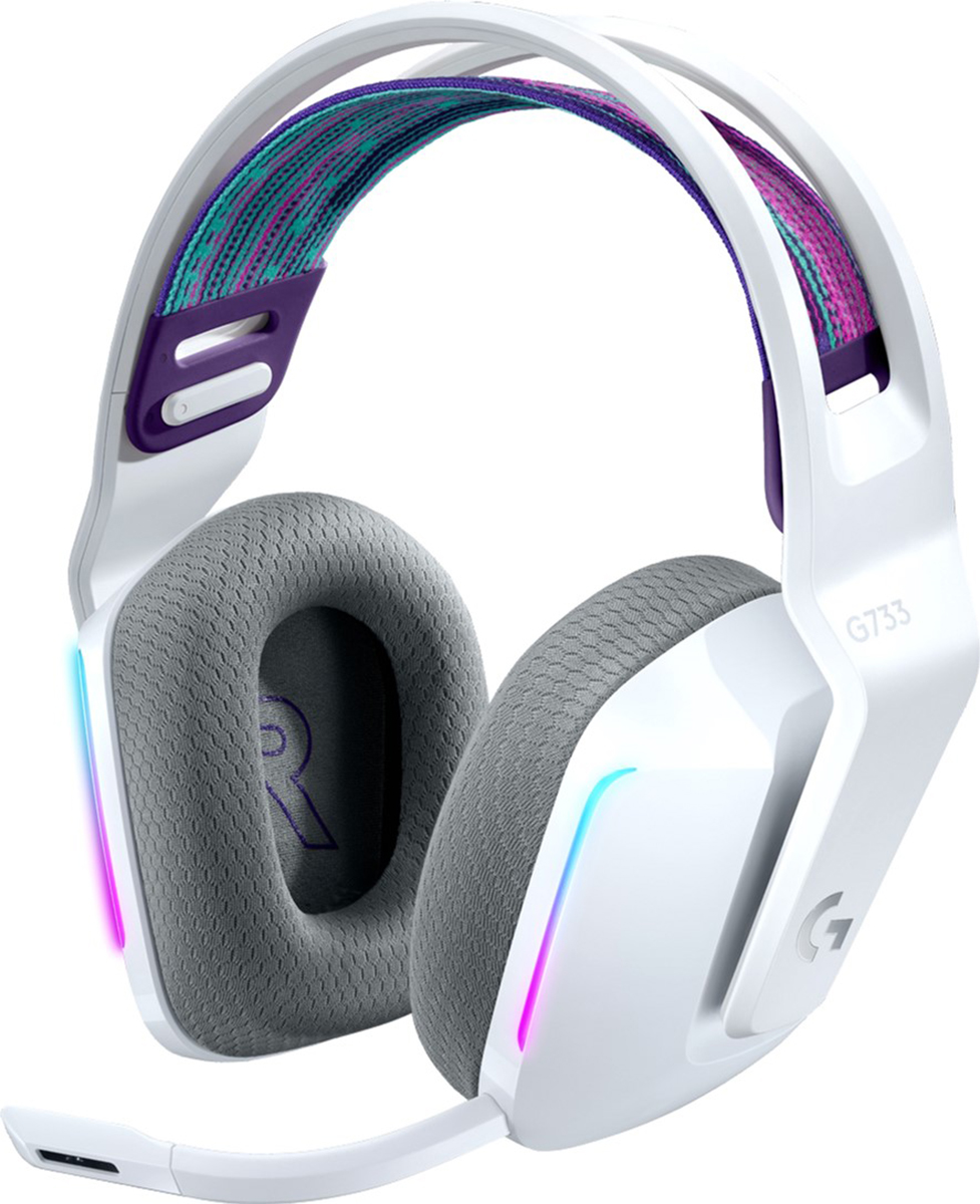 Гарнитура игровая LOGITECH G733 LIGHTSPEED Wireless RGB White (981-000883) в Киеве