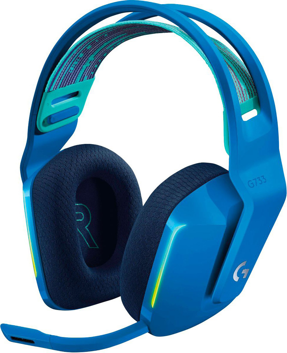 Игровая гарнитура LOGITECH G733 LIGHTSPEED Wireless RGB Blue (981-000943) в Киеве