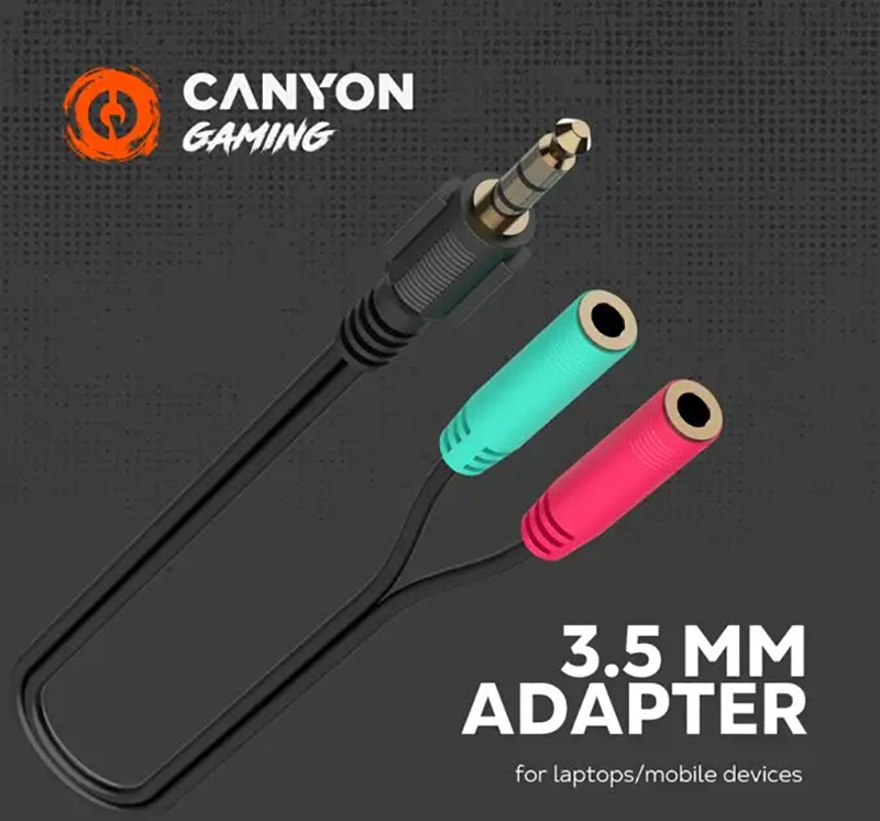 Гарнітура ігрова CANYON GH-8A Black/Orange (CND-SGHS8A) · 6