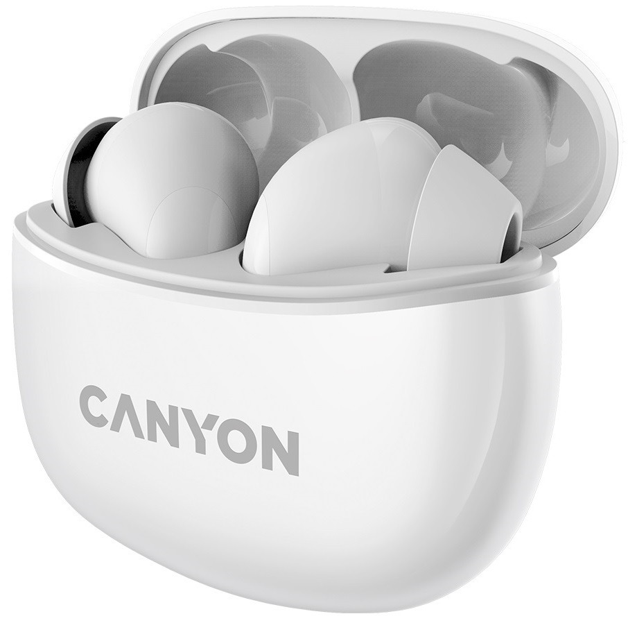 Навушники CANYON TWS-5 White (CNS-TWS5PW) · 2