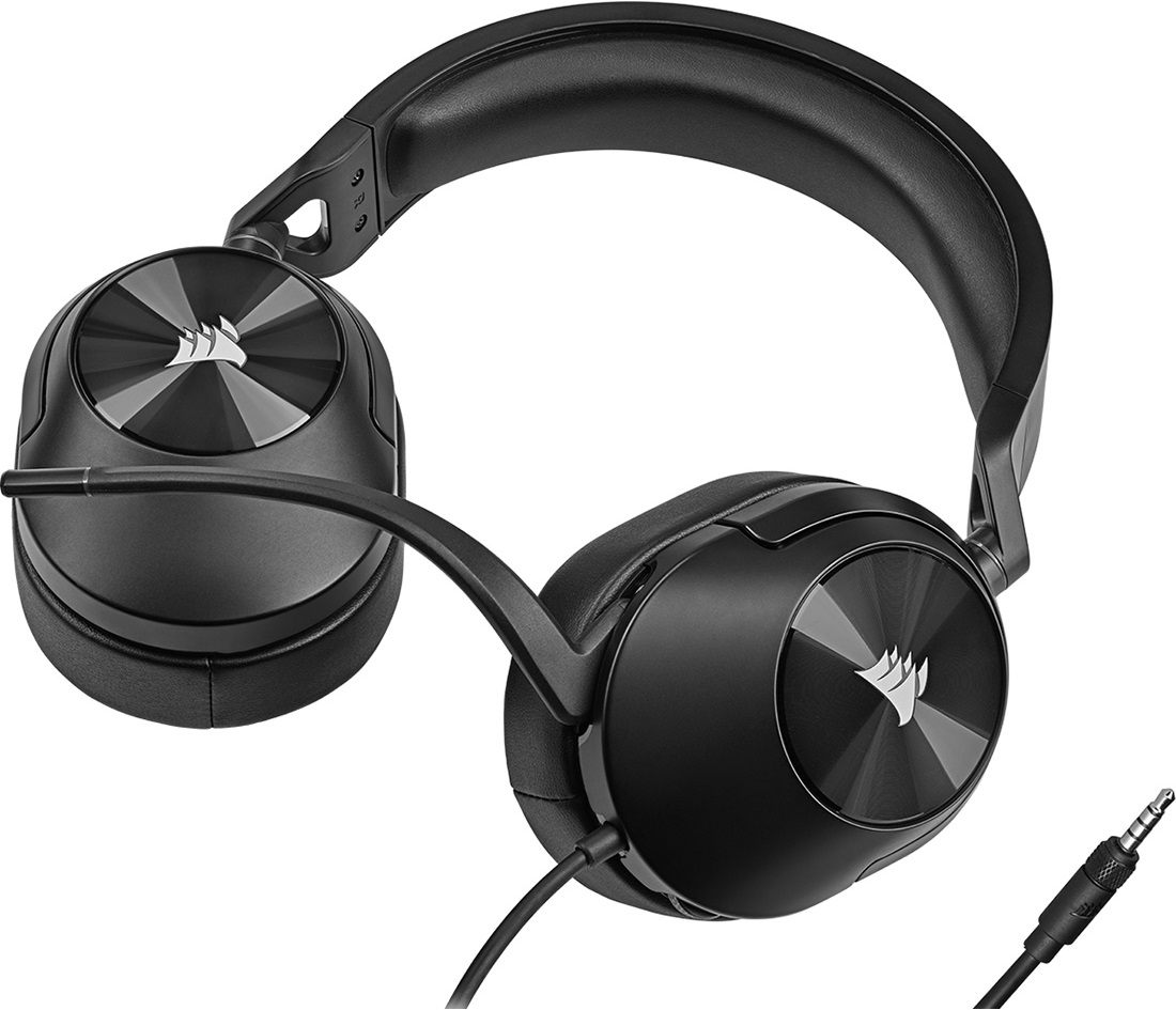 Гарнiтура ігрова CORSAIR HS55 Stereo Headset Carbon (CA-9011260-EU) · 5