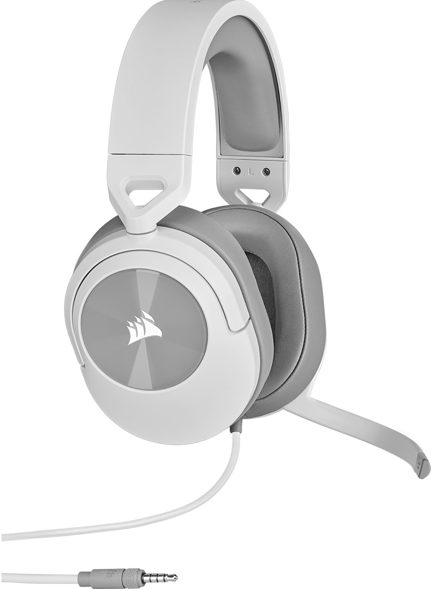 Гарнiтура ігрова CORSAIR HS55 Stereo Headset White (CA-9011261-EU) · 3