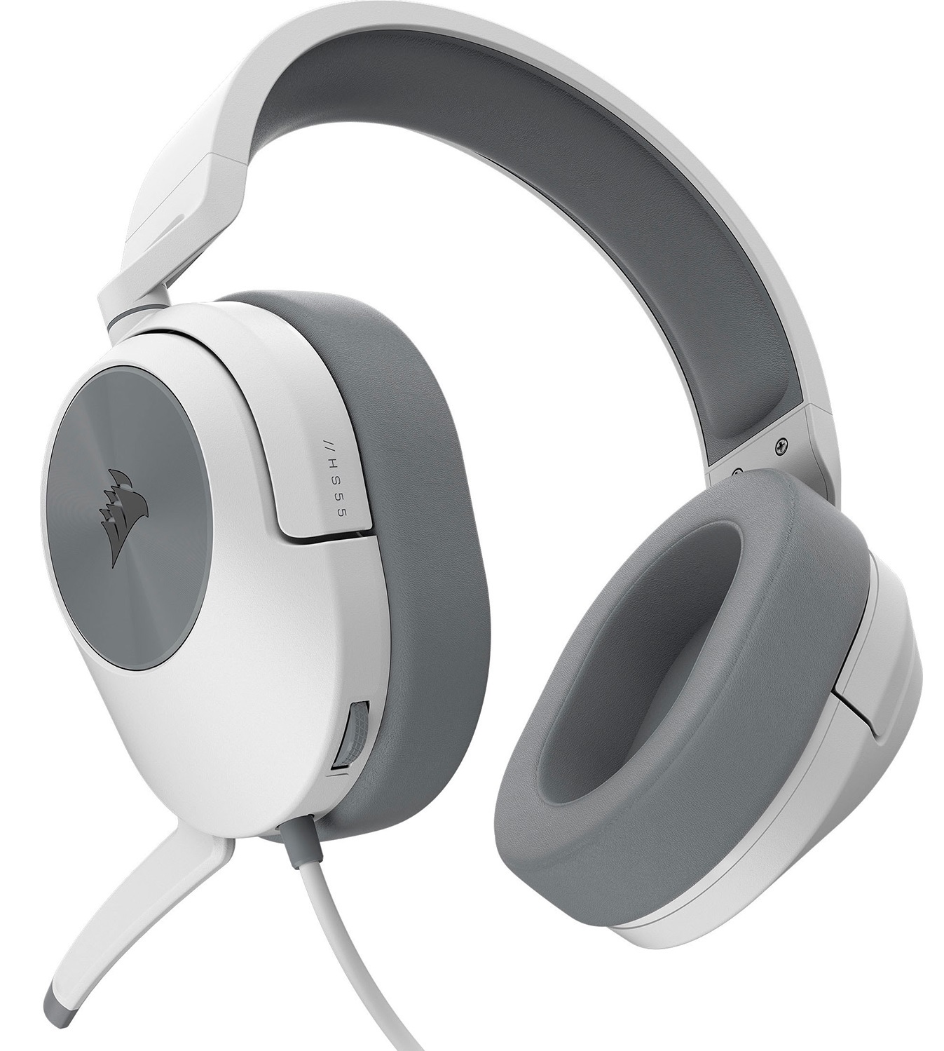Гарнiтура ігрова CORSAIR HS55 Surround Headset White (CA-9011266-EU) · 3