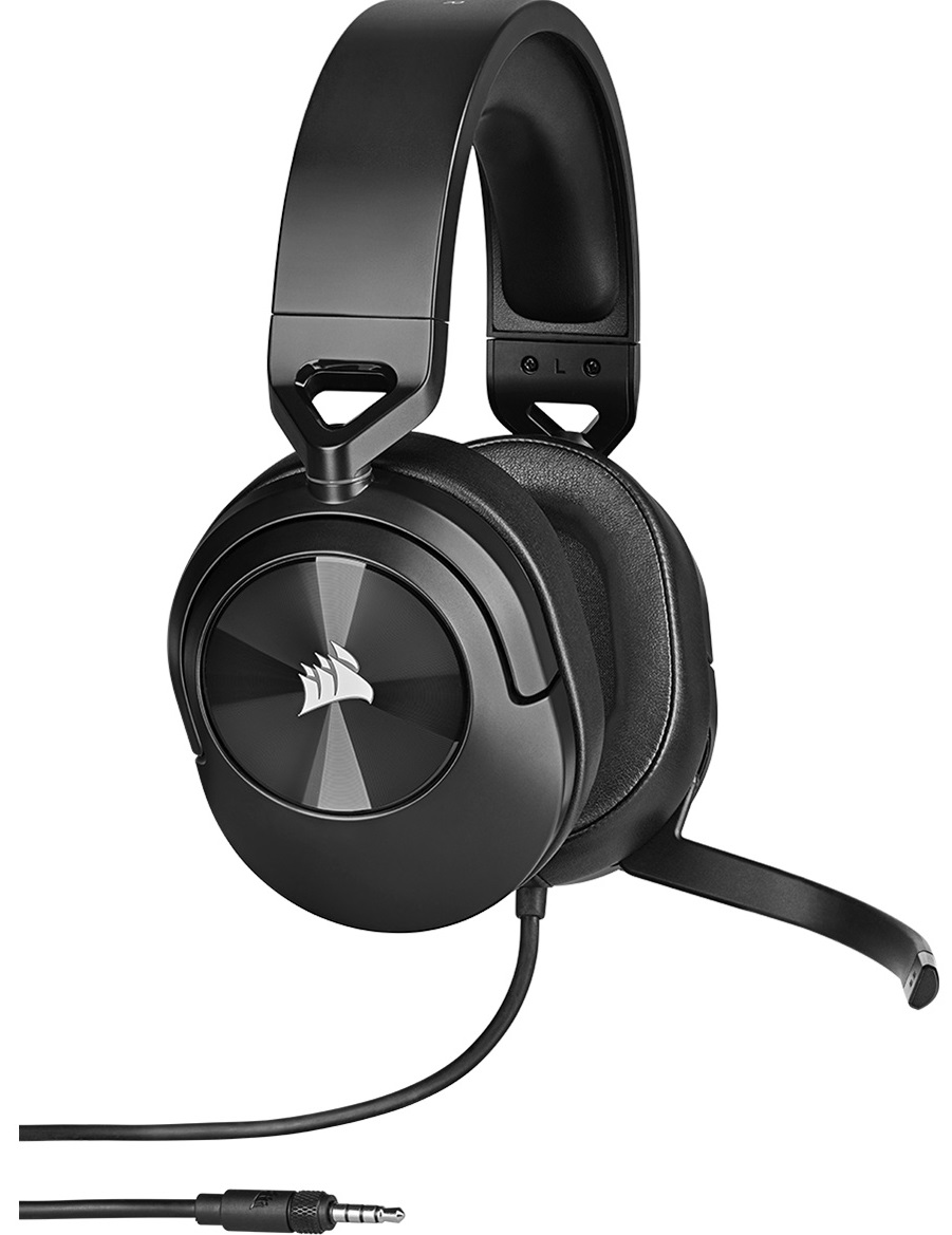Гарнiтура ігрова CORSAIR HS55 Surround Headset Carbon (CA-9011265-EU) · 2
