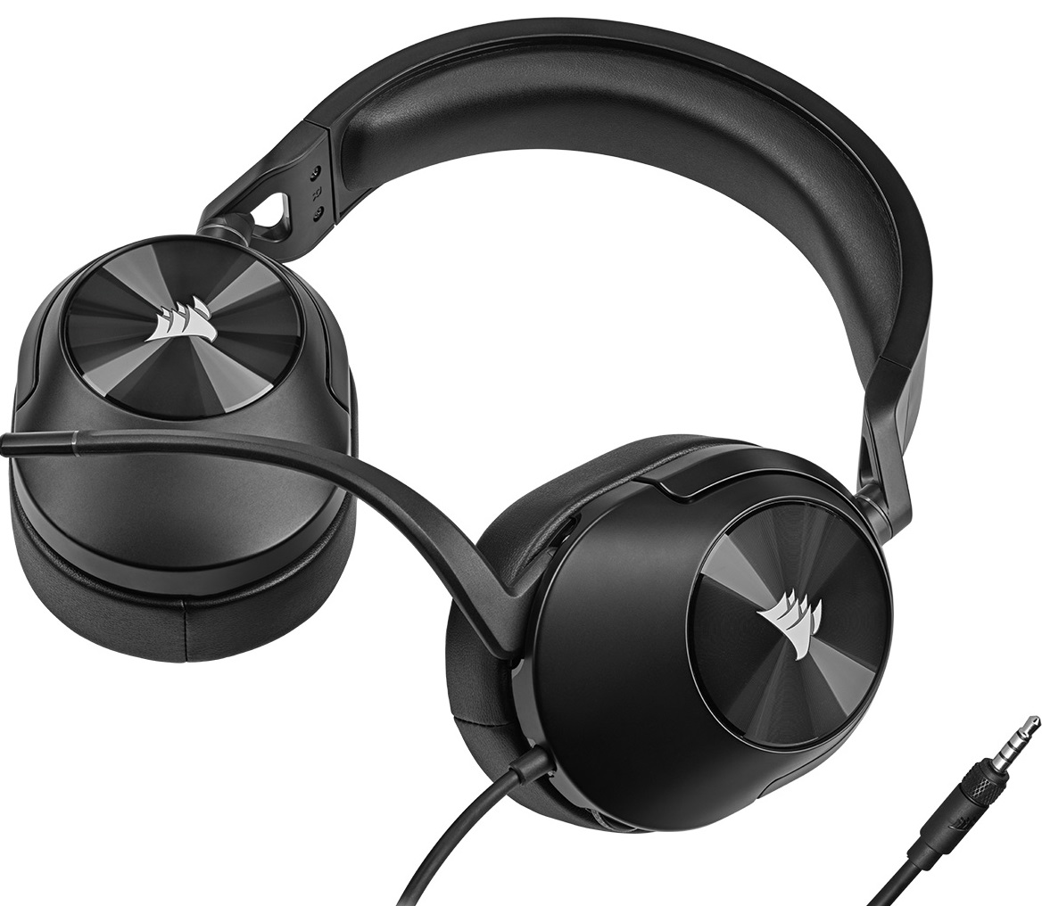 Гарнiтура ігрова CORSAIR HS55 Surround Headset Carbon (CA-9011265-EU) · 5