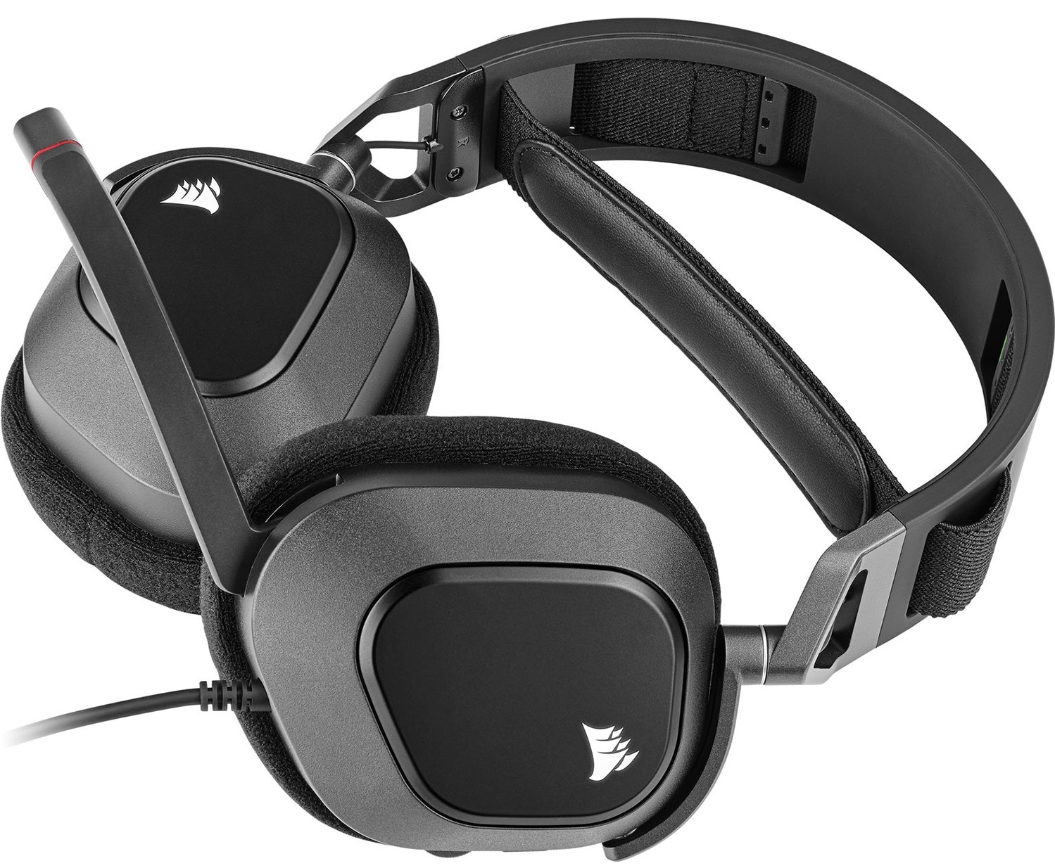 Гарнiтура ігрова CORSAIR HS80 RGB USB Headset Carbon (CA-9011237-EU) · 4