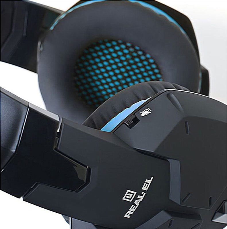 Ігрова гарнітура REAL-EL GDX-7500 Black/Blue · 5