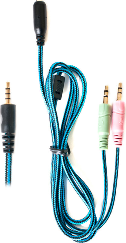 Ігрова гарнітура REAL-EL GDX-7500 Black/Blue · 6