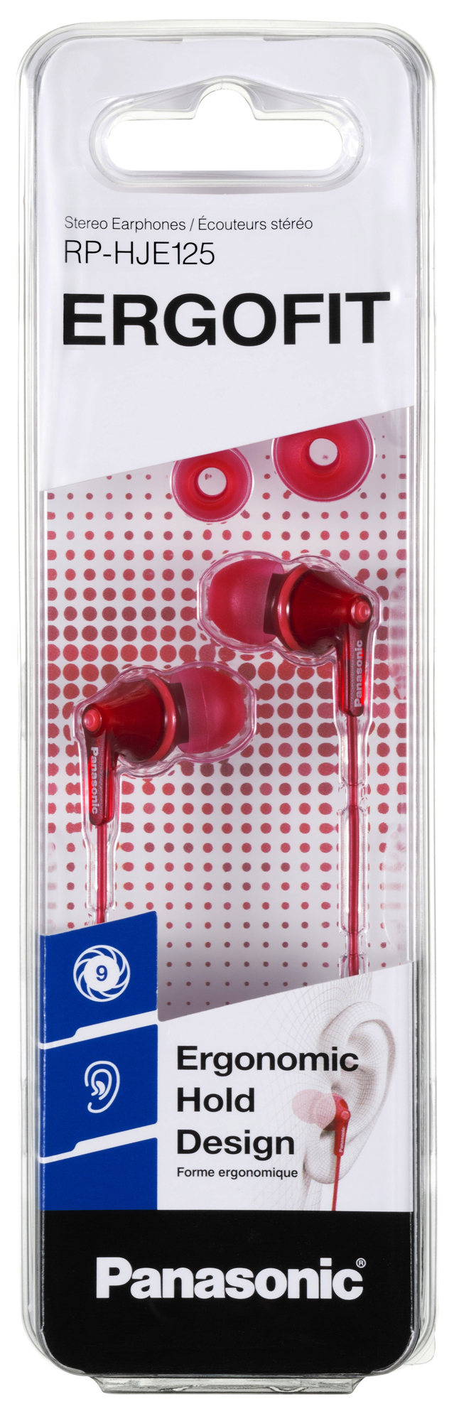 Навушники PANASONIC RP-HJE125E-R Red · 2