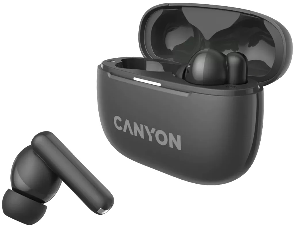 Навушники CANYON OnGo TWS-10 ANC+ENC Black (CNS-TWS10BK) · 3