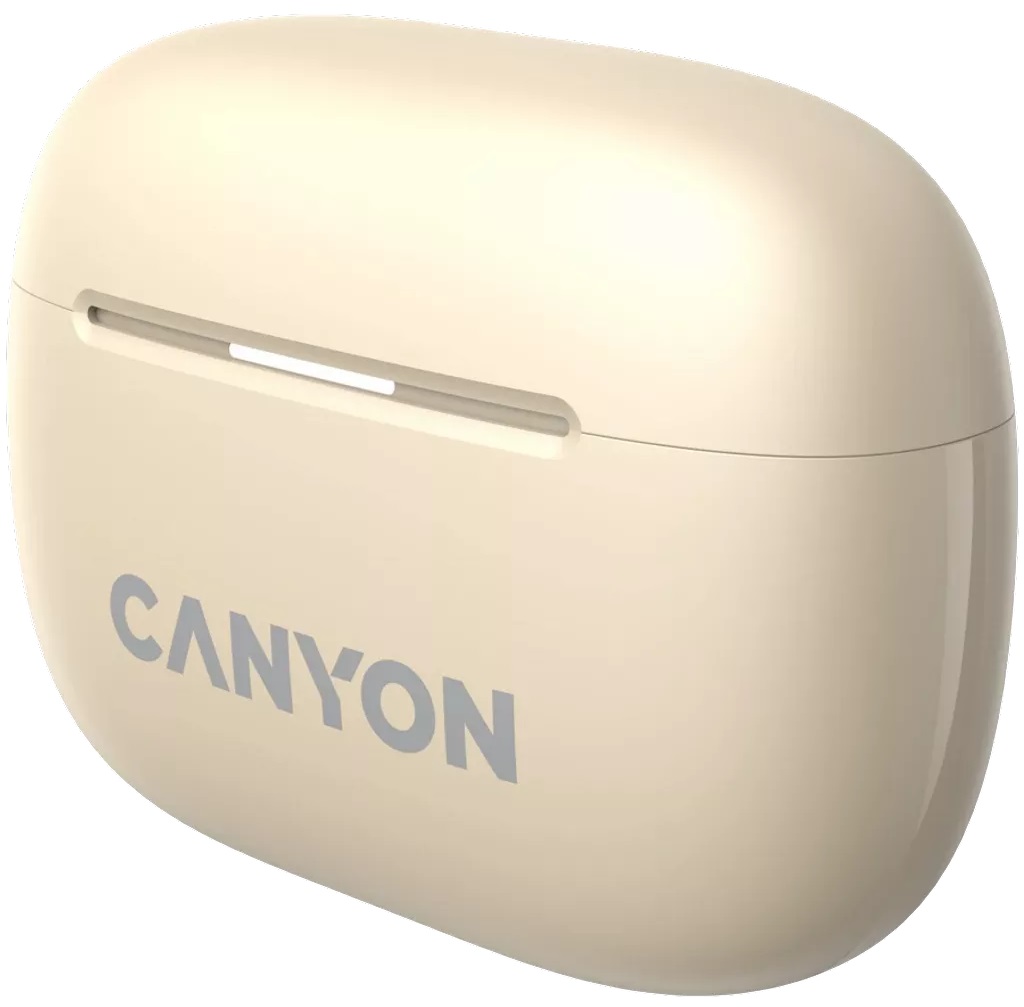 Навушники CANYON OnGo TWS-10 ANC+ENC Beige (CNS-TWS10BG) · 6