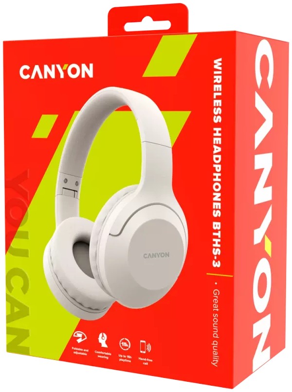 Навушники CANYON BTHS-3 Beige (CNS-CBTHS3BE) · 5
