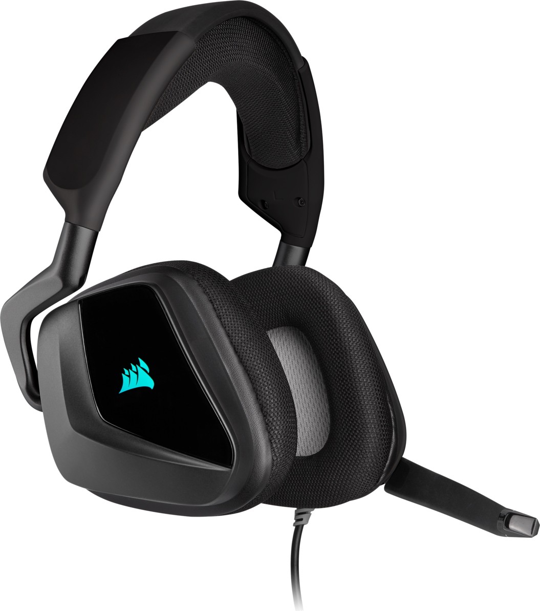 Гарнiтура ігрова CORSAIR VOID RGB ELITE USB Carbon (CA-9011203-EU) · 2