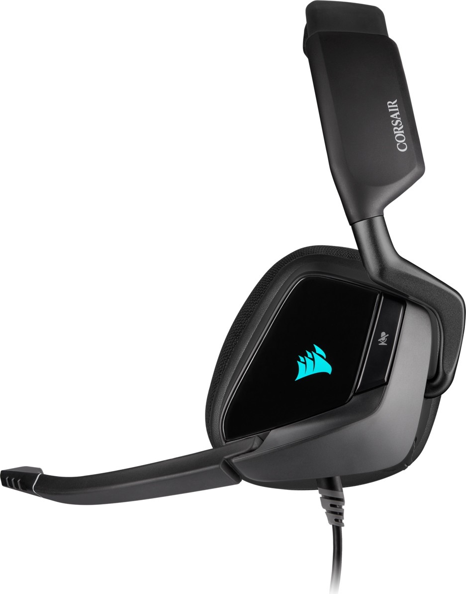 Гарнiтура ігрова CORSAIR VOID RGB ELITE USB Carbon (CA-9011203-EU) · 4