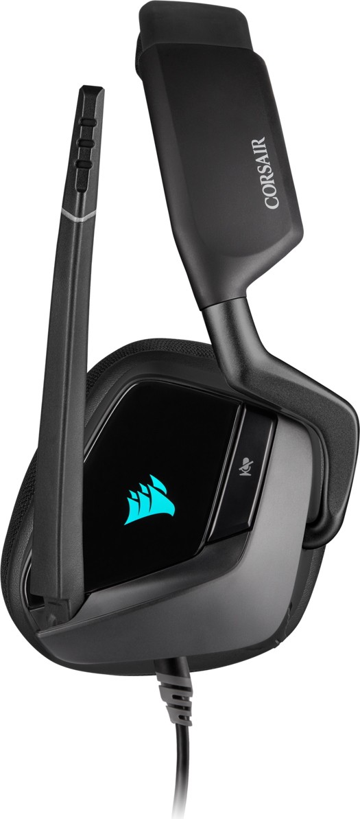 Гарнiтура ігрова CORSAIR VOID RGB ELITE USB Carbon (CA-9011203-EU) · 6