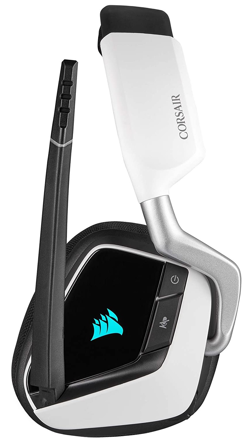 Гарнiтура ігрова CORSAIR VOID RGB ELITE Wireless White (CA-9011202-EU) · 6