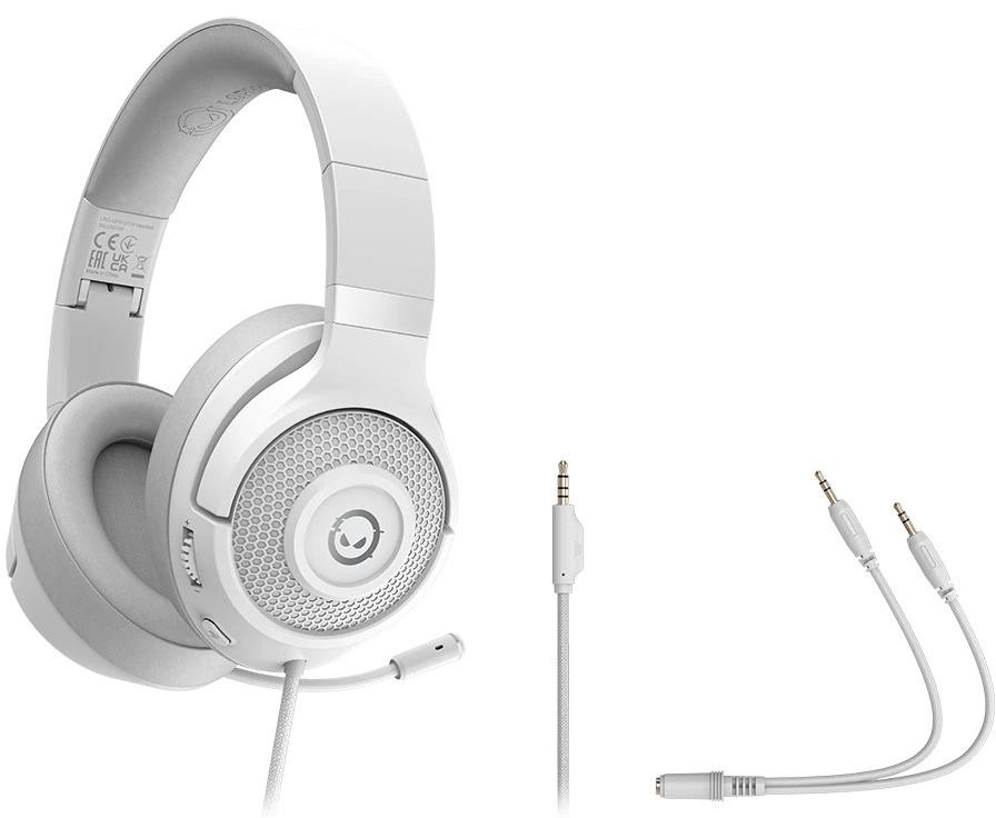 Гарнiтура ігрова LORGAR Noah 101 White (LRG-GHS101W) · 6
