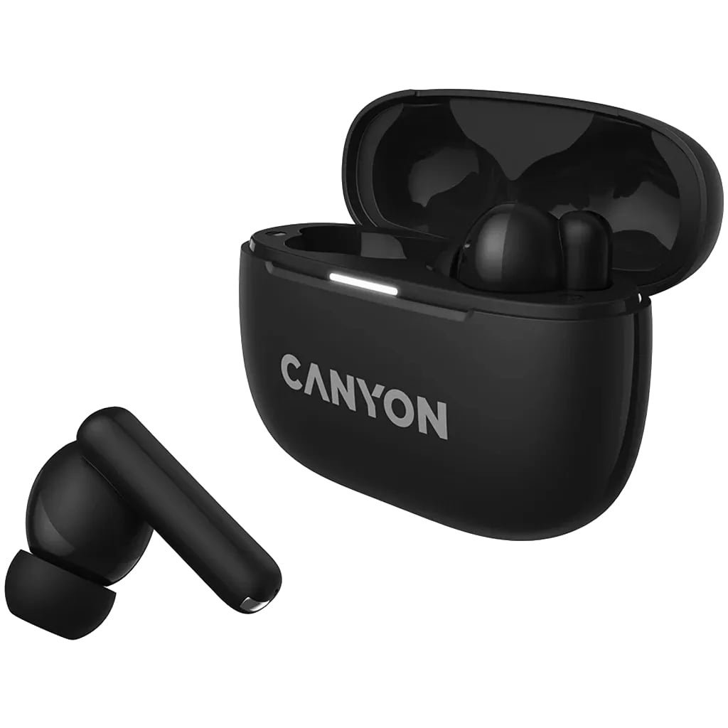 Навушники CANYON OnGo TWS-10 ANC+ENC Black (CNS-TWS10B) · 4