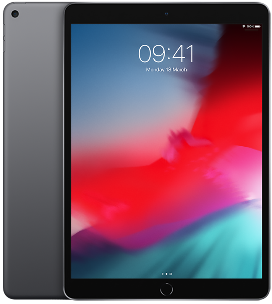 Акция на Планшет APPLE iPad Air 2019 A2152 10.5" Wi-Fi 64Gb Space Grey (MUUJ2) от Eldorado