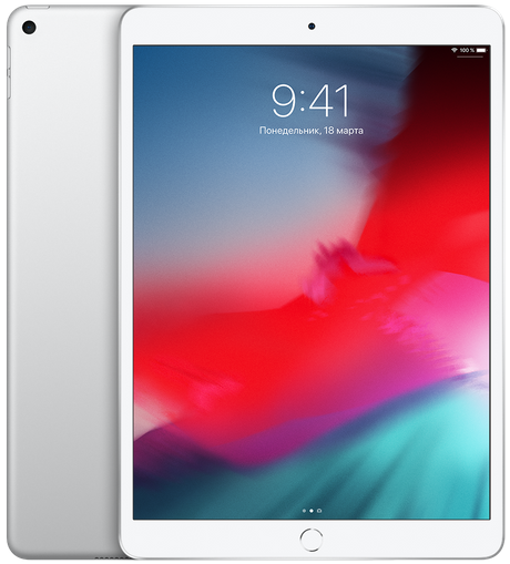 

Планшет Apple iPad Air 10.5" Wi-Fi 256GB A2152 Silver (MUUR2RK/A)
