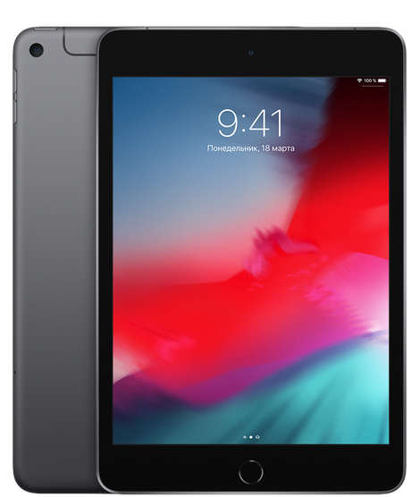 

Планшет Apple mini Cellular 64GB A2124 Space Grey (MUX52RK/A)