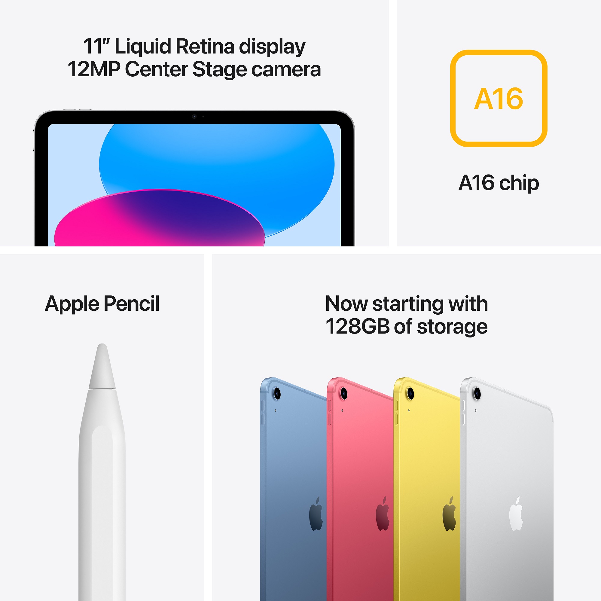 Планшет APPLE iPad 11" A14 Wi-Fi + Cellular 256GB Silver (MD7K4TY/A) · 6
