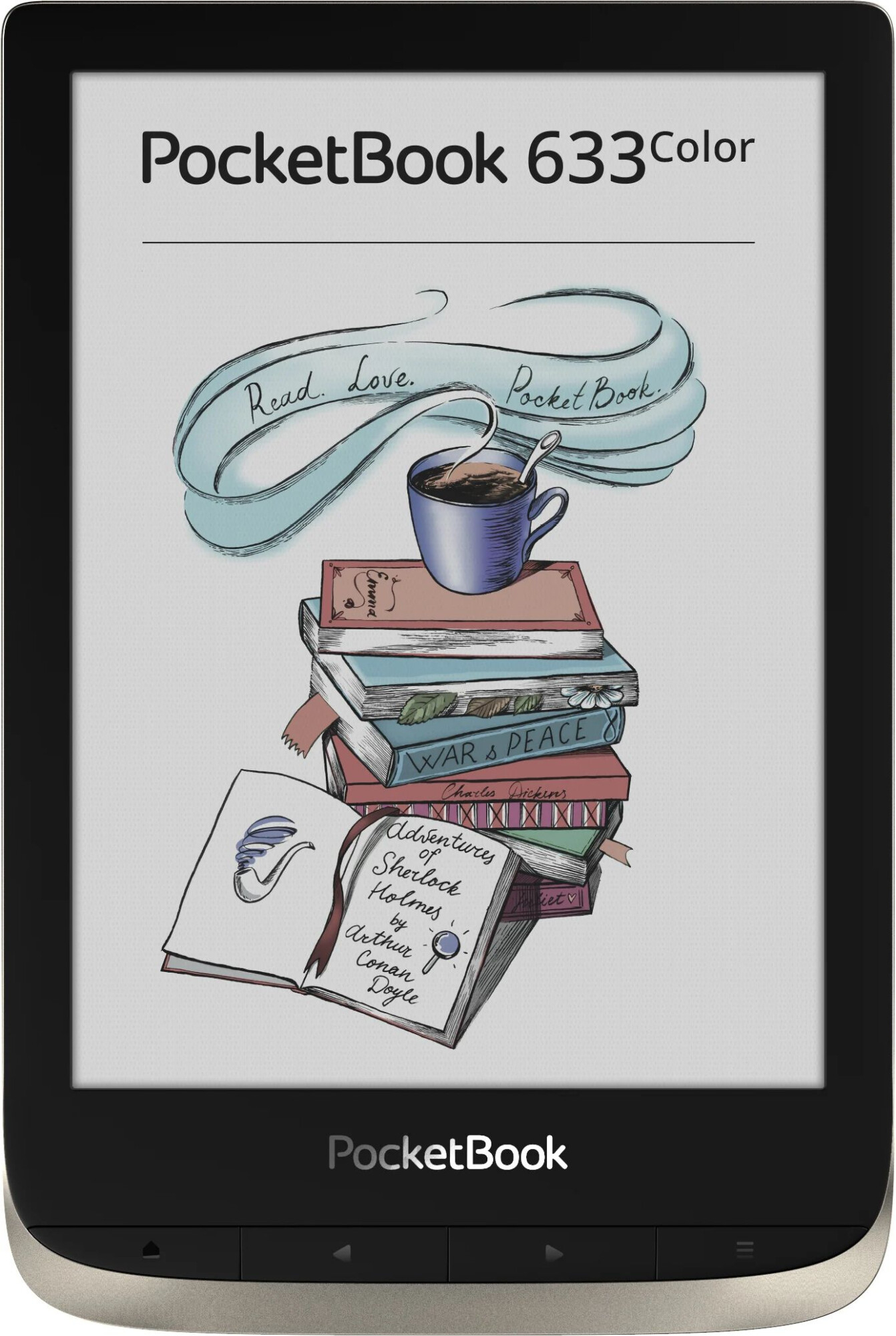 Электронная книга PocketBook 633 Color Moon Silver (PB633-N-CIS) в Киеве