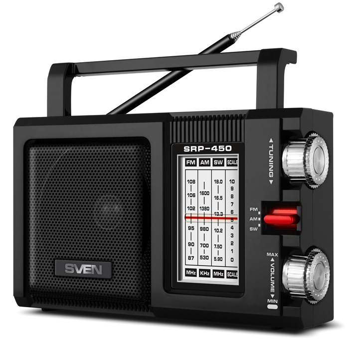 Радиоприемник Sven SRP-450 Black (800003) в Киеве