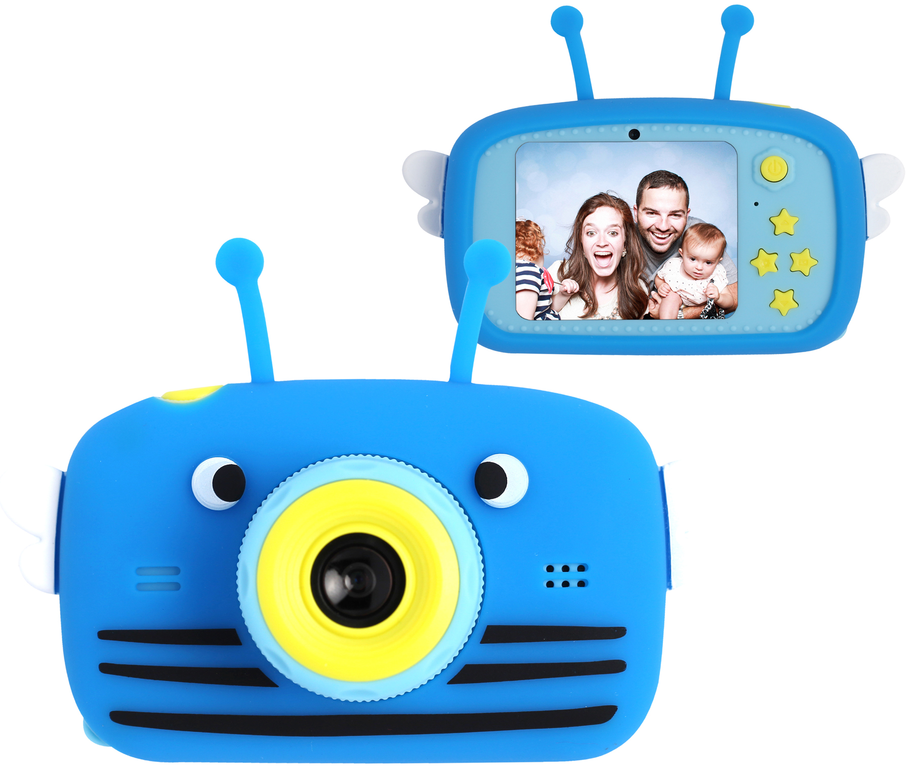 Цифровой детский фотоаппарат XOKO KVR-100 Bee Blue (KVR-100-BL) в Киеве