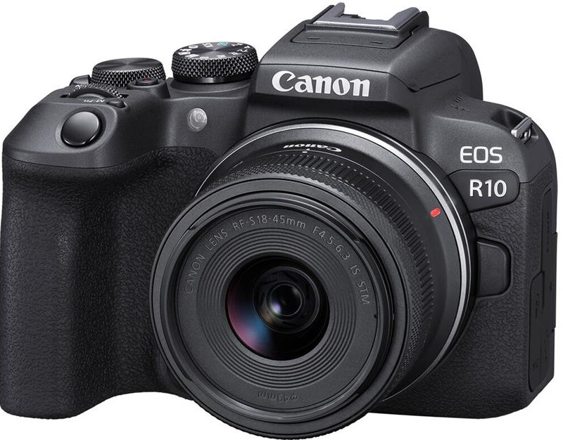 Фотокамера цифровая CANON EOS R10 + RF-S 18-45 IS STM (5331C047) в Киеве