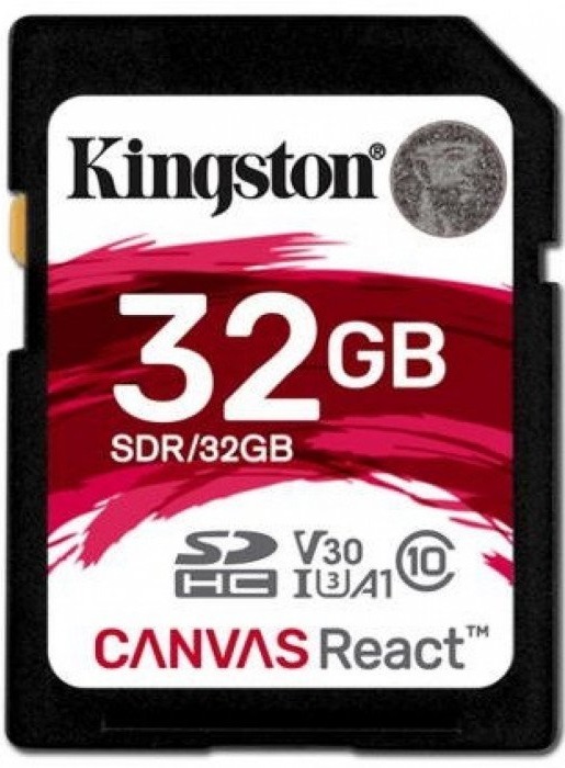 

Карта памяти Kingston SDHC 32GB Class 10 UHS-I U3 (SDR/32GB)