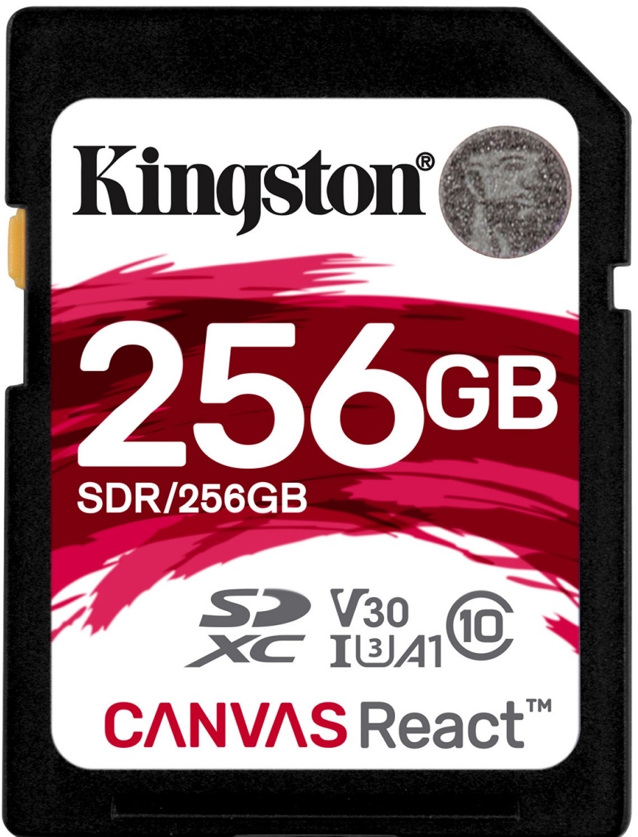 

Карта памяти KINGSTON SDXC 256GB C10 UHS-I U3 (SDR/256GB)