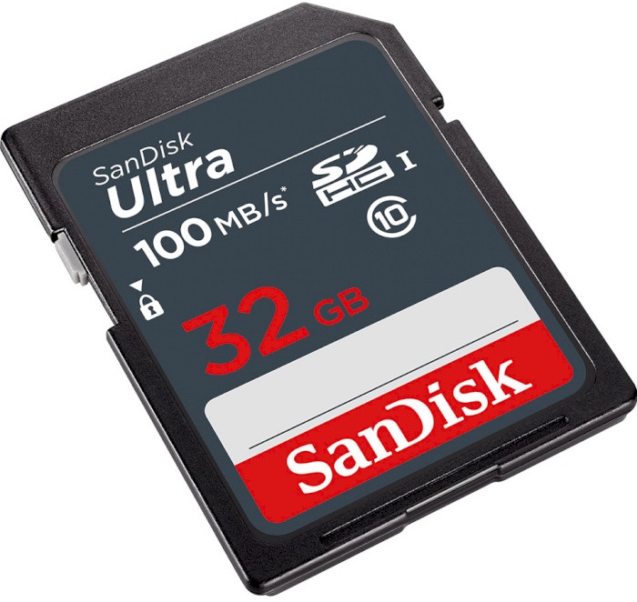 Карта пам'ятi SanDisk 32GB SDHC C10 UHS-I Ultra Lite (SDSDUNR-032G-GN3IN) · 2