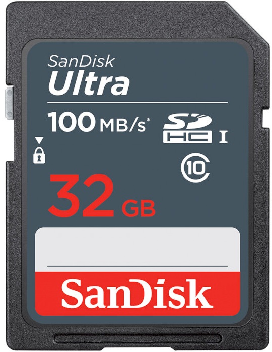 Карта памяти SanDisk 32GB SDHC C10 UHS-I Ultra Lite (SDSDUNR-032G-GN3IN) в Киеве