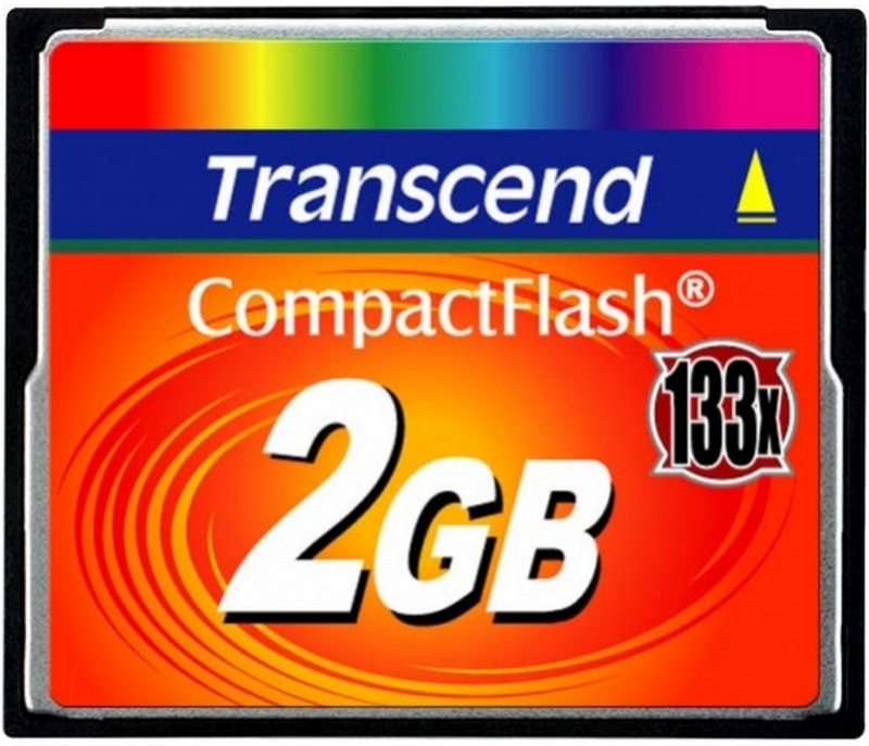 ᐉ Карта памяти TRANSCEND 2GB Compact Flash 133x (TS2GCF133) — купить в